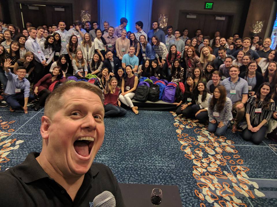 Build-a-Backpack team building event