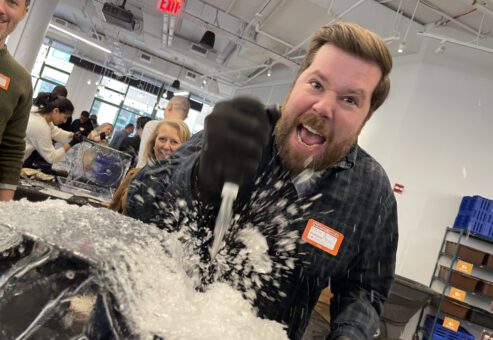 Video Thumb For Ice Sculpting