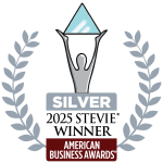 Silver Stevie award winner certificate